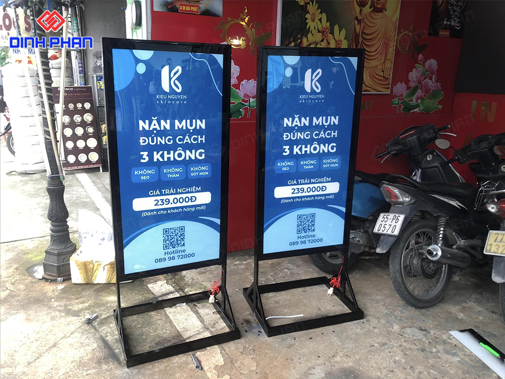 Bảng hiệu đứng có đèn Đắk Lắk