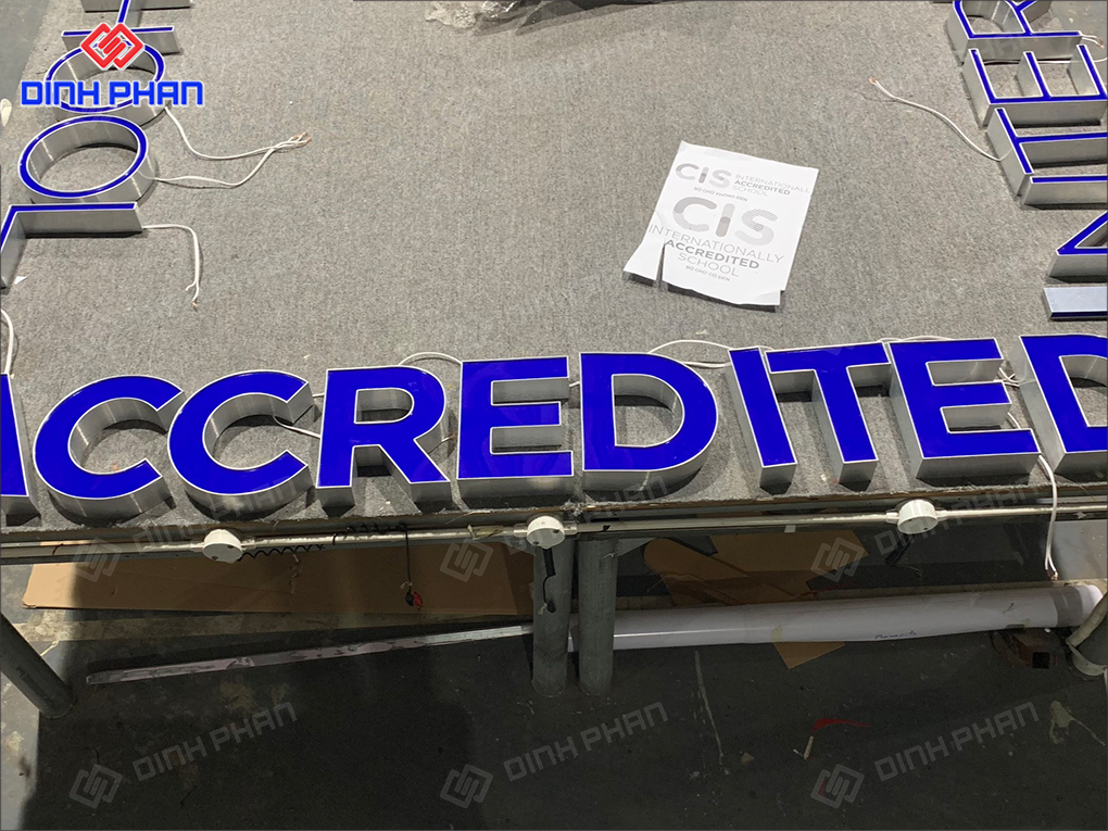Bảng hiệu bộ chữ nhôm gia công tại Đắk Lắk