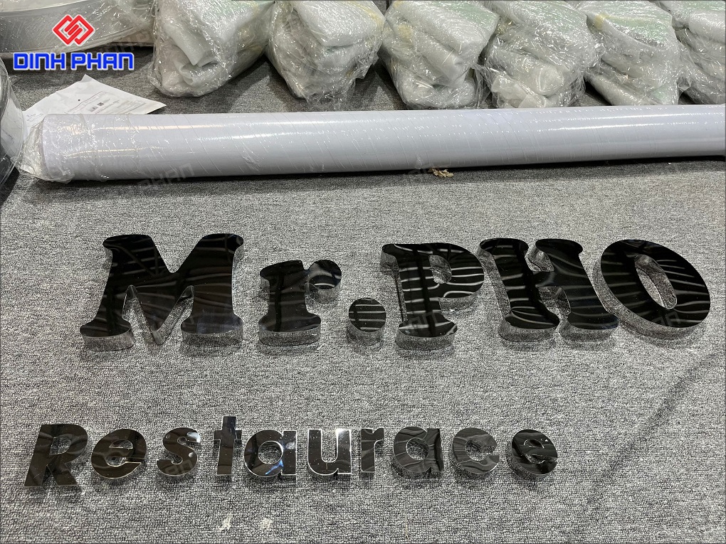 Bảng hiệu chữ nổi inox tại Buôn Ma Thuột