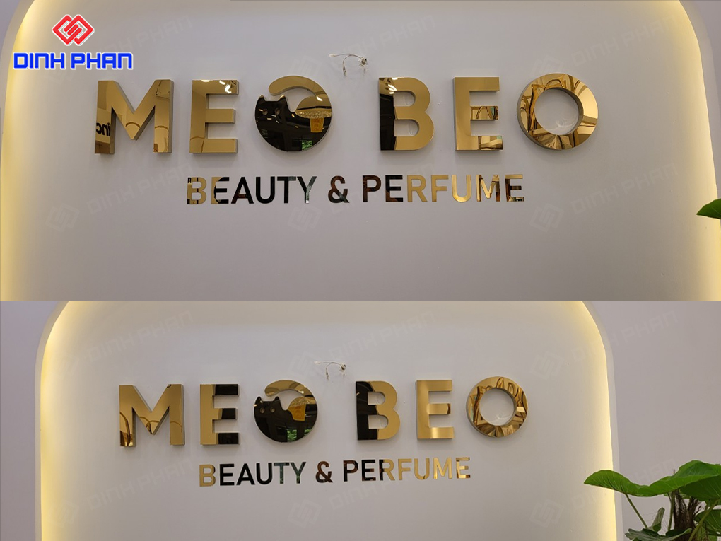 Bảng hiệu spa với phong cách hiệu đại tại Buôn Ma Thuột