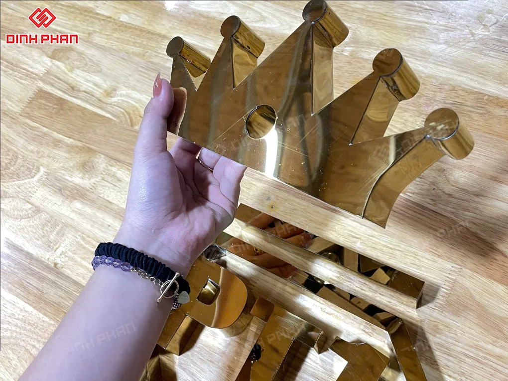 Địa chỉ gia công chữ inox giá rẻ tại BMT
