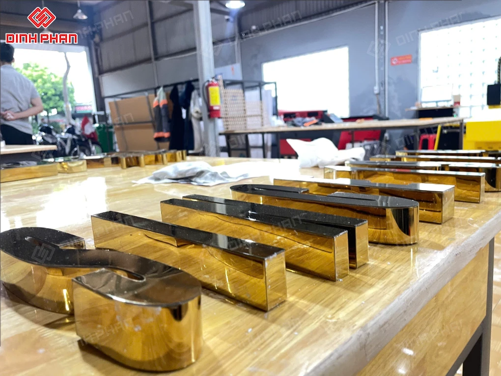 Địa chỉ gia công chữ inox giá rẻ tại BMT