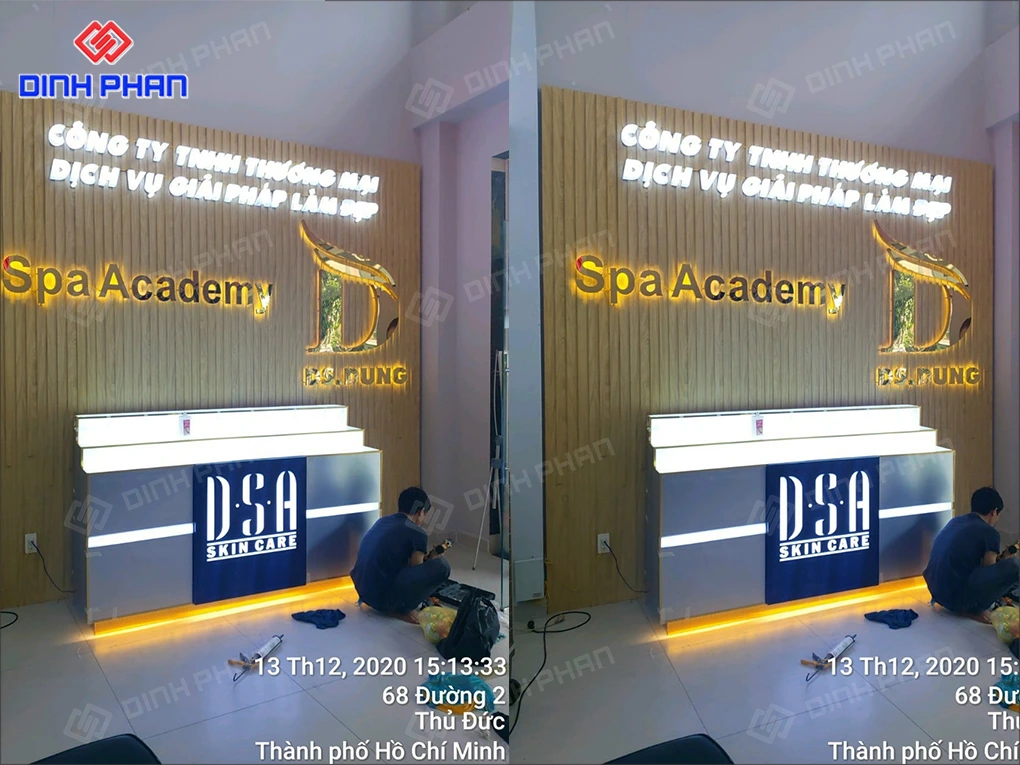 Biển vẫy spa BMT