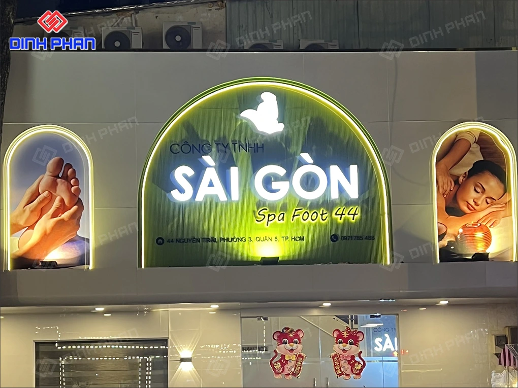 Biển vẫy spa BMT