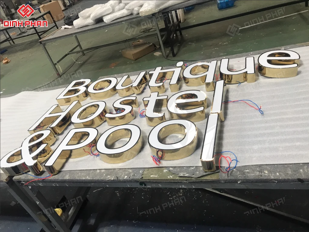 Gia công chữ inox BMT