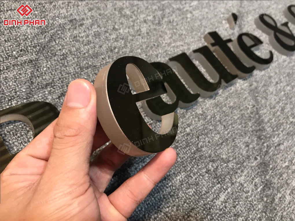 Gia công chữ inox BMT