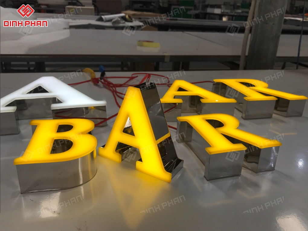 Gia công chữ inox BMT