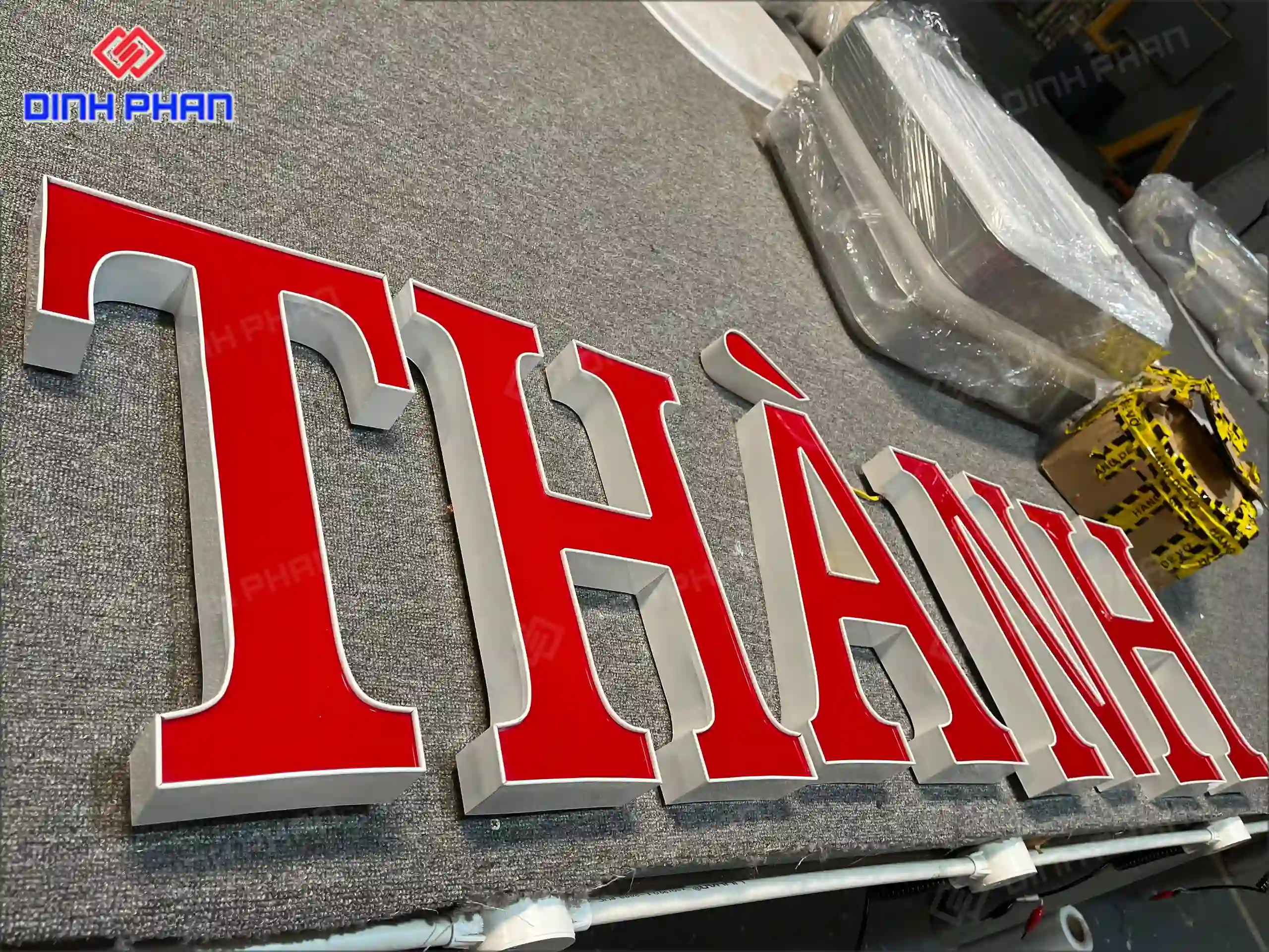 Gia công chữ nhôm BMT