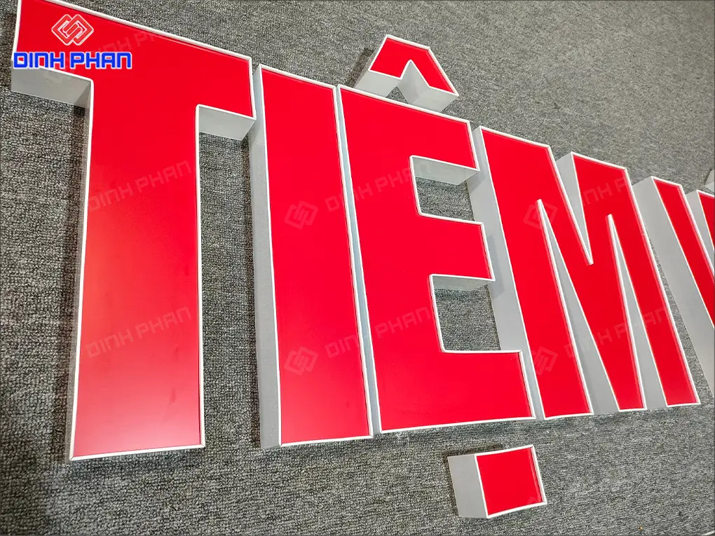 Gia công chữ nhôm BMT