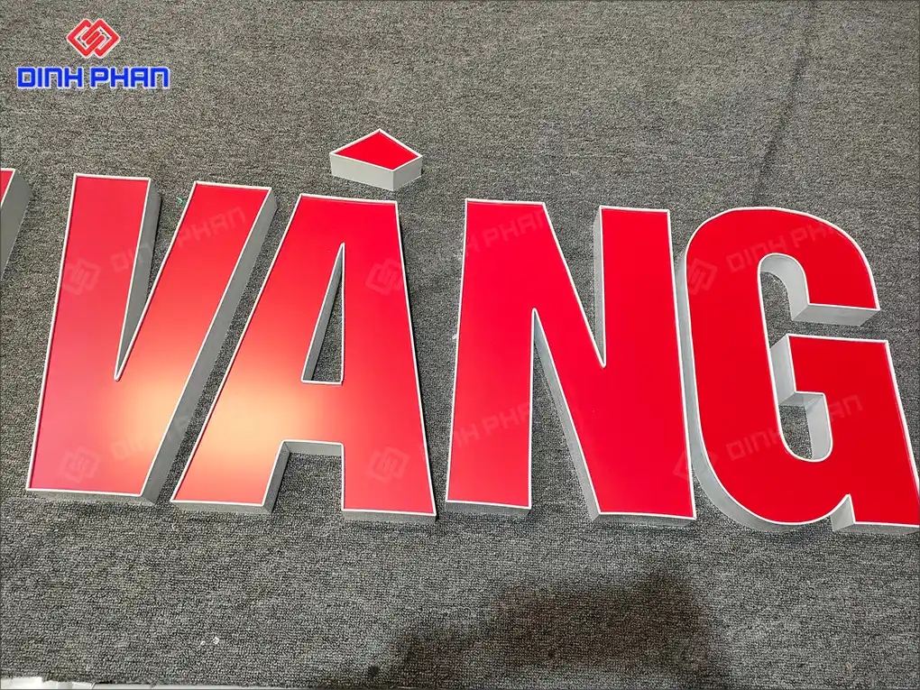 Gia công chữ nhôm BMT