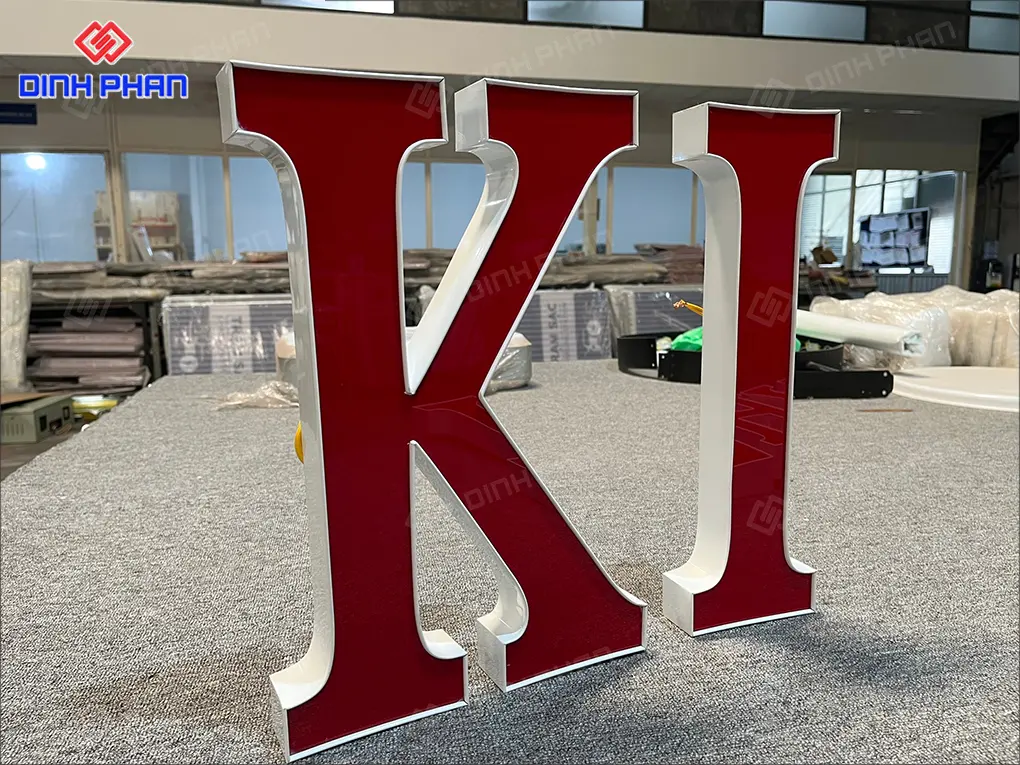 Gia công chữ nhôm BMT