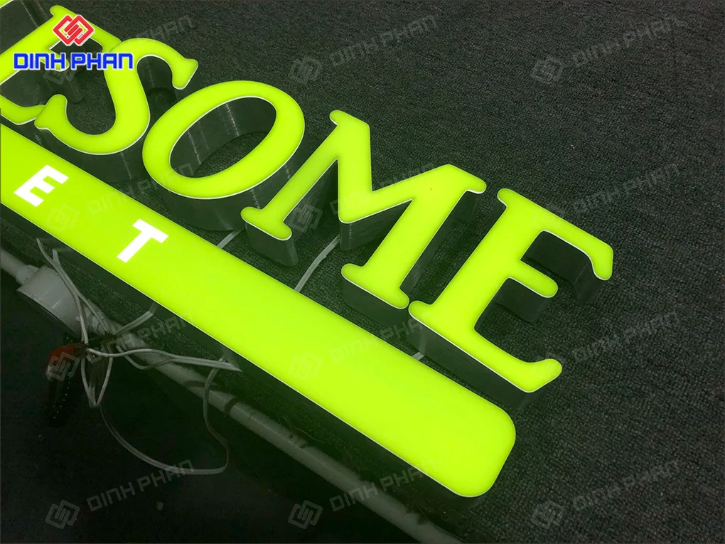 Gia công chữ nhôm BMT