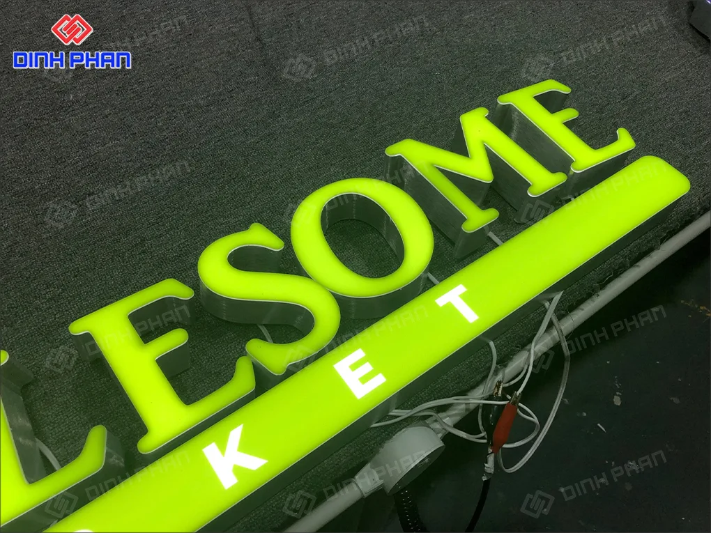 Gia công chữ nhôm BMT