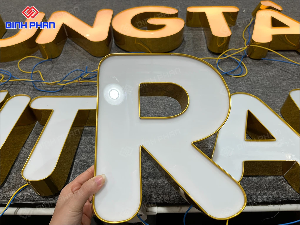 Gia công chữ nhôm BMT