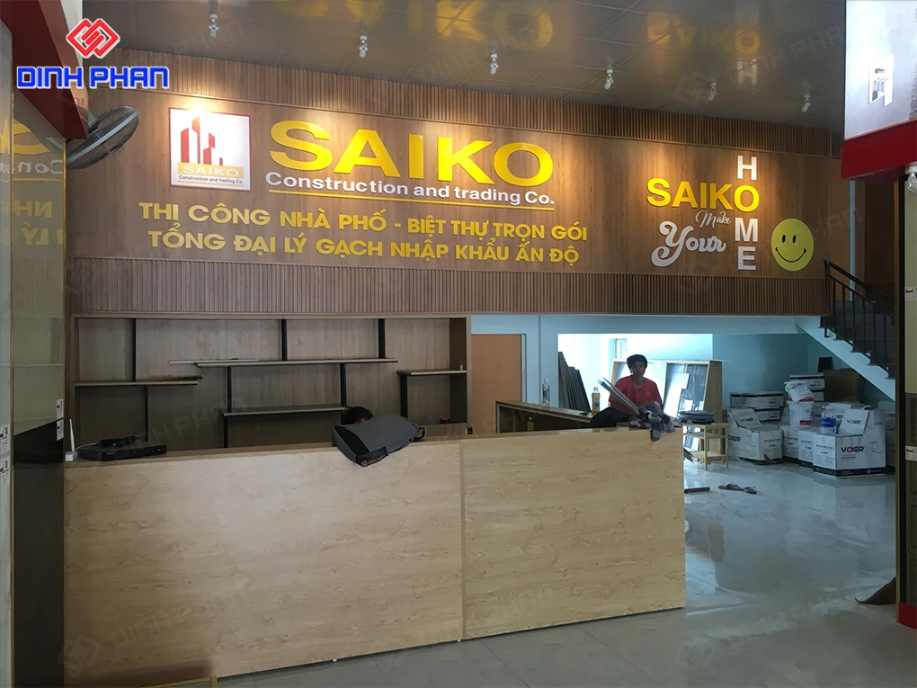 Làm bảng hiệu công ty BMT