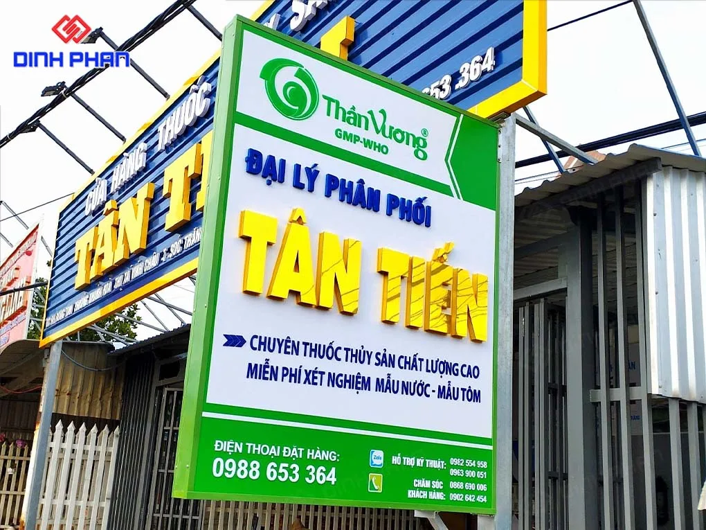 Làm bảng hiệu đèn led BMT