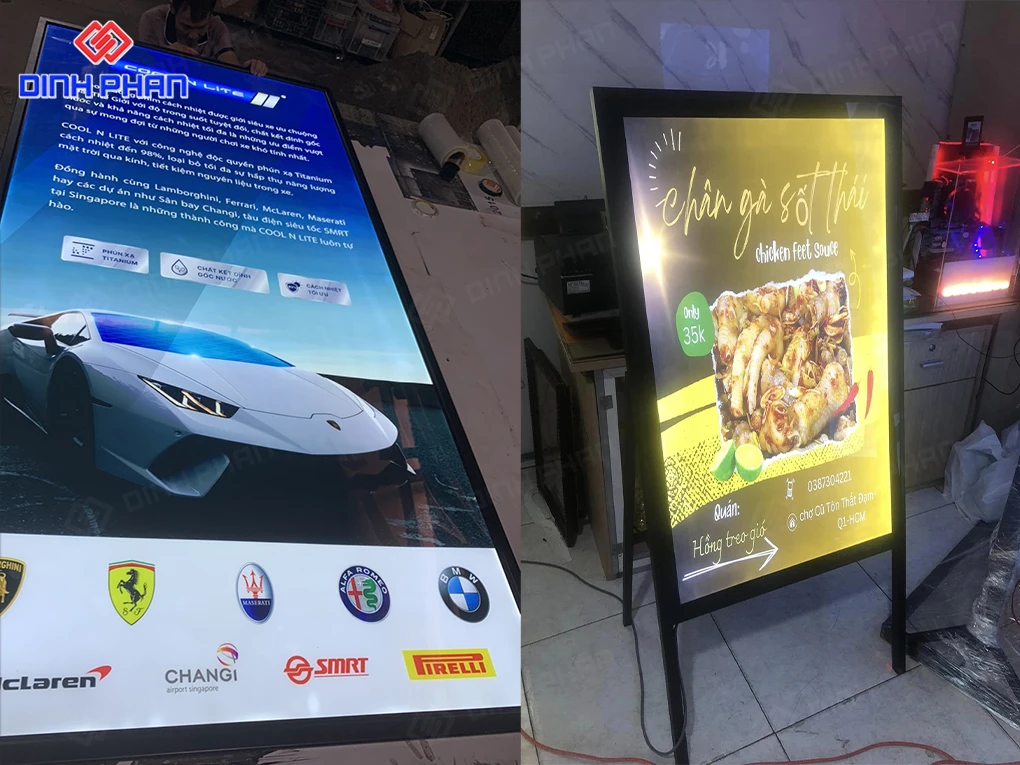 Làm bảng hiệu đèn led BMT