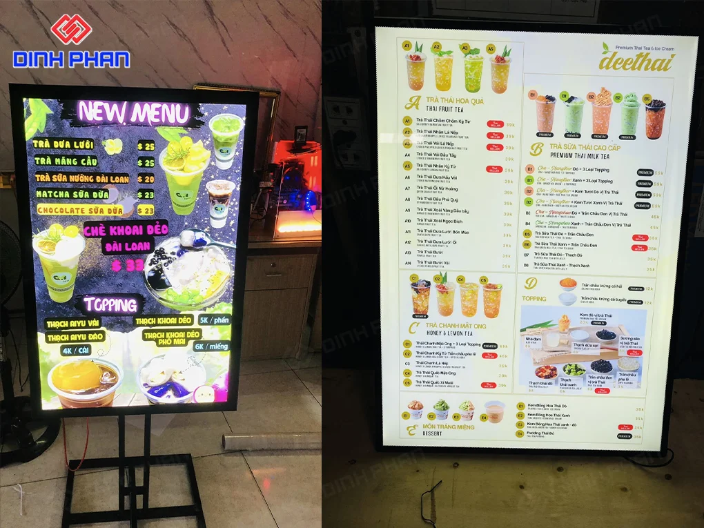 Làm bảng hiệu đèn led BMT