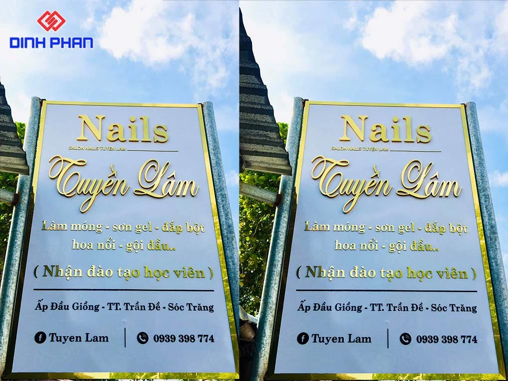 Làm bảng hiệu đèn led BMT