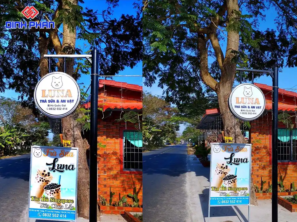 Làm bảng hiệu đèn led BMT