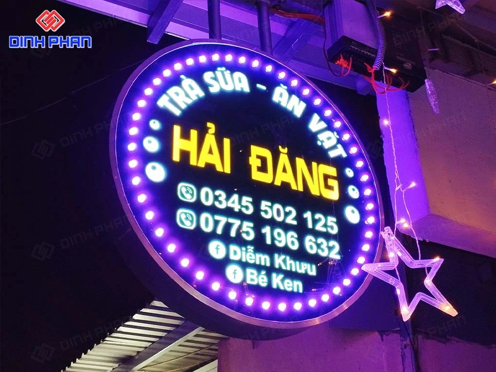 Làm bảng hiệu đèn led BMT