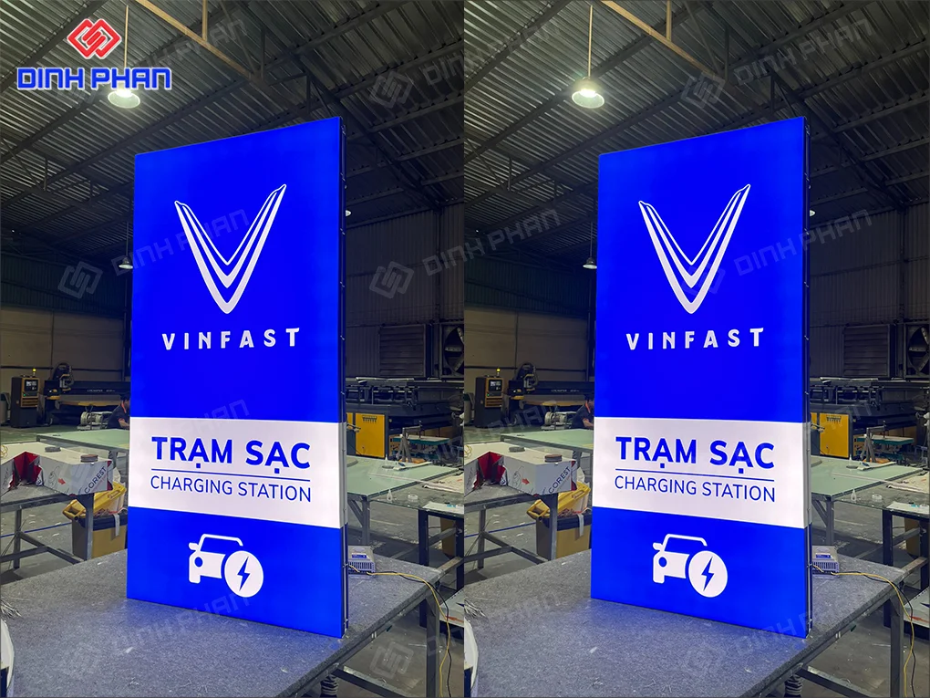 Làm bảng hiệu hộp đèn BMT