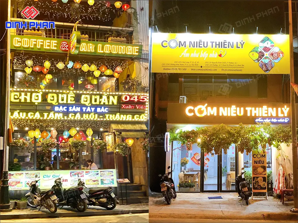 Làm bảng hiệu nhà hàng BMT