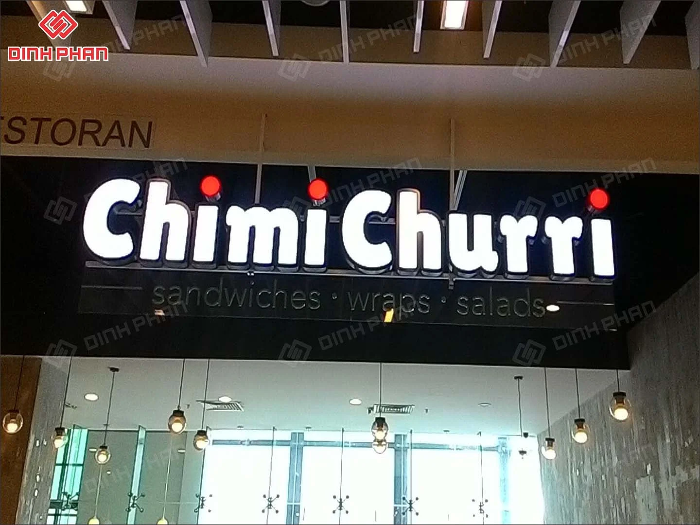 Làm bảng hiệu nhà hàng BMT