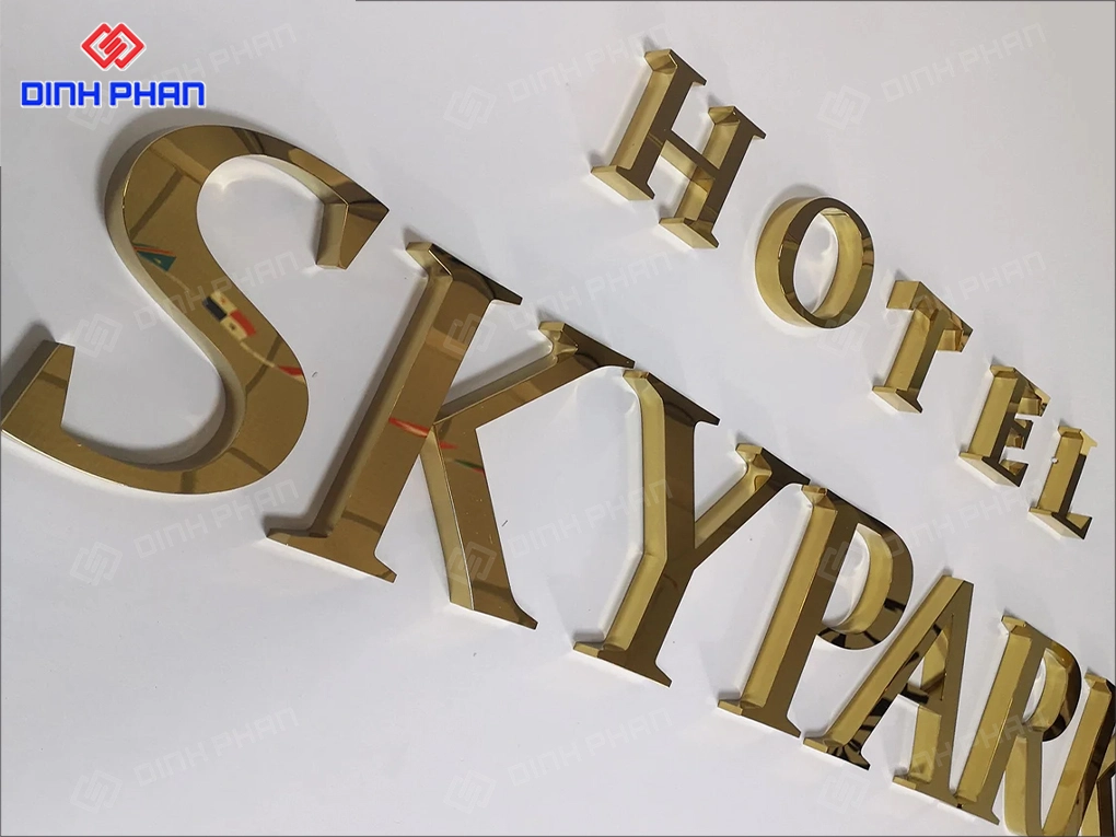 Làm chữ inox BMT