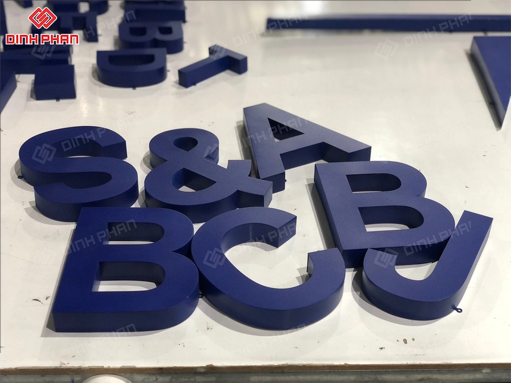 Làm chữ inox BMT