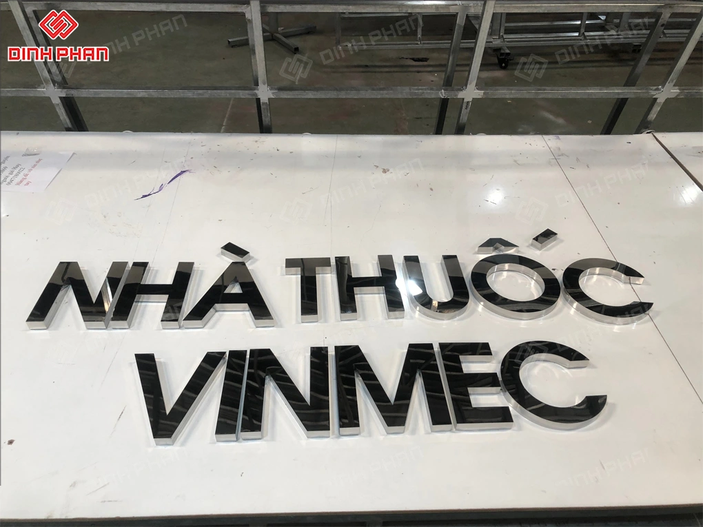 Làm chữ inox BMT