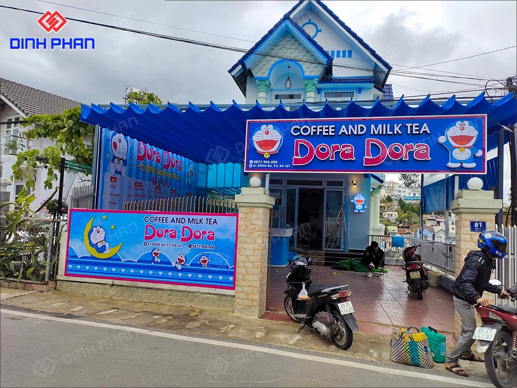 Bảng hiệu cafe Daklak