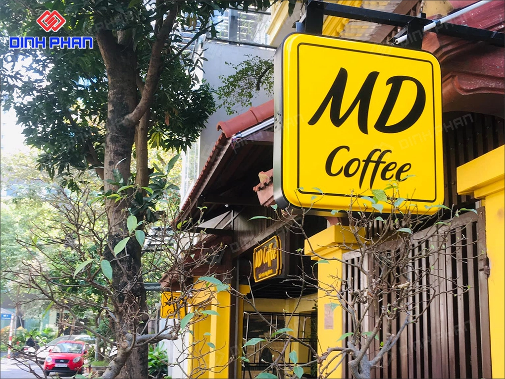 Bảng hiệu cafe Daklak