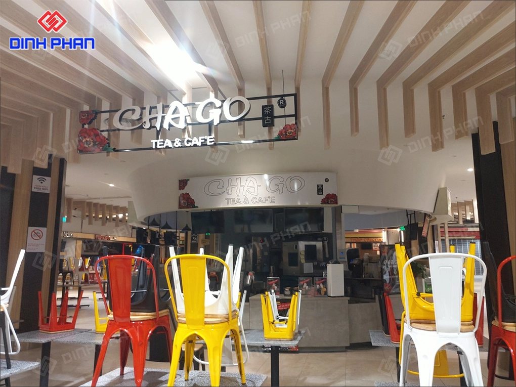 Bảng hiệu cafe Daklak