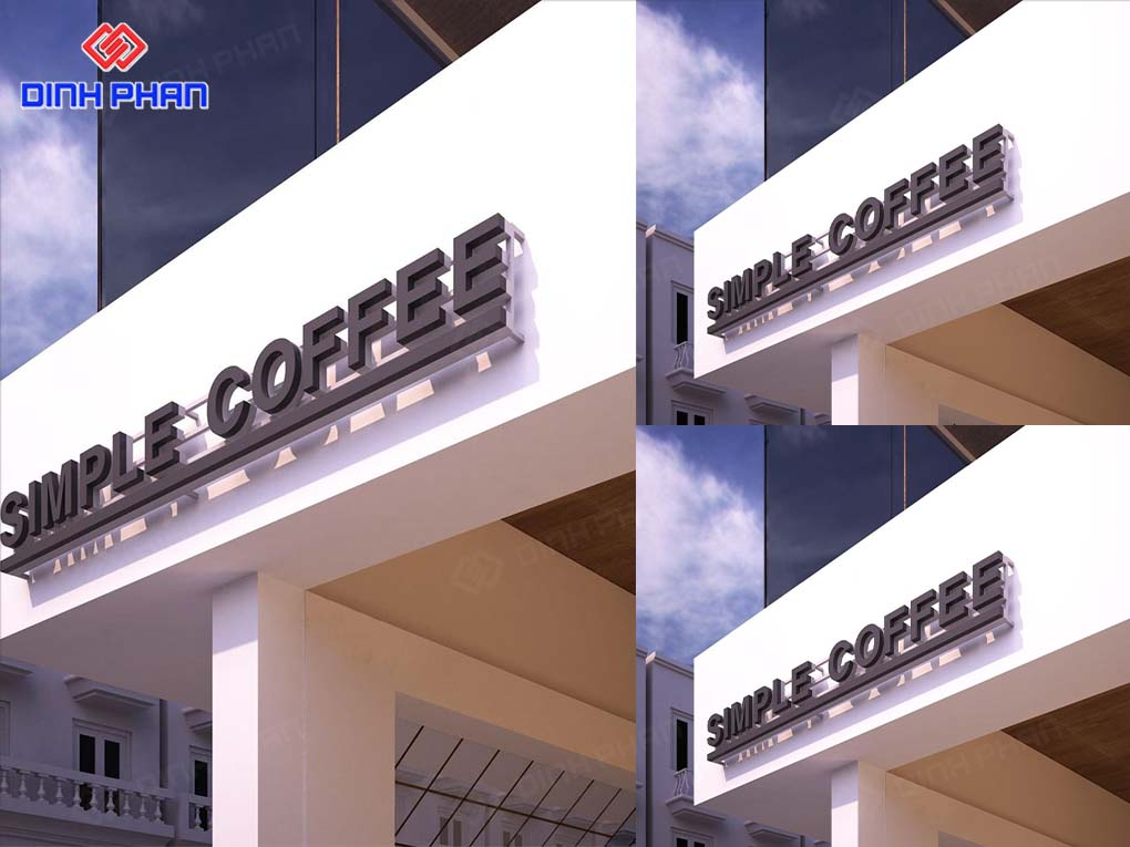 Bảng hiệu cafe Daklak