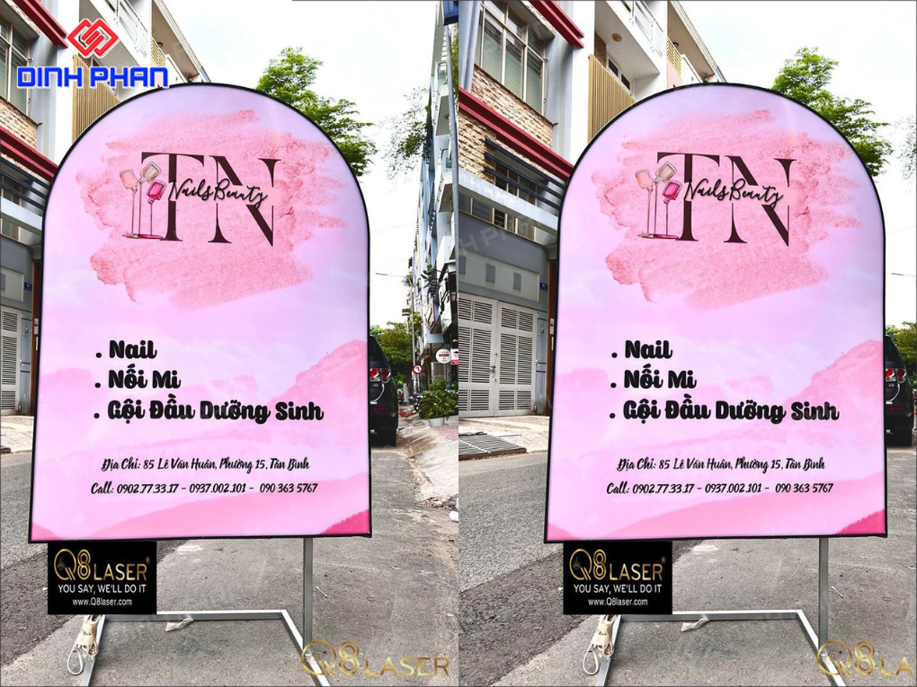 Bảng hiệu nail BMT