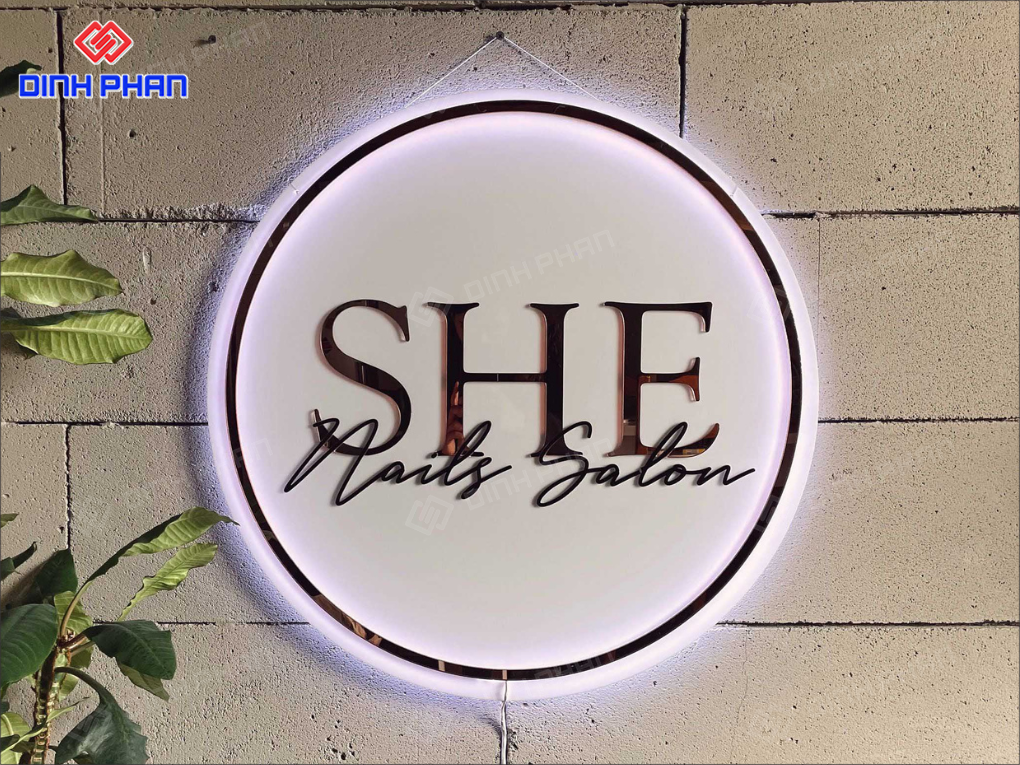 Bảng hiệu nail BMT