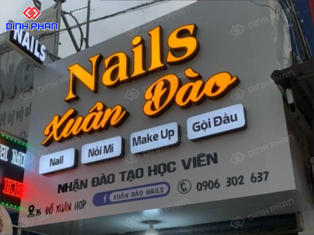 Bảng hiệu nail BMT