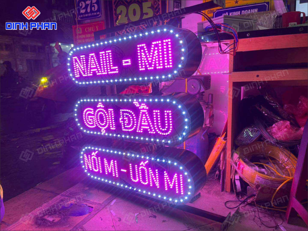 Làm bảng hiệu nail giá rẻ tại BMT