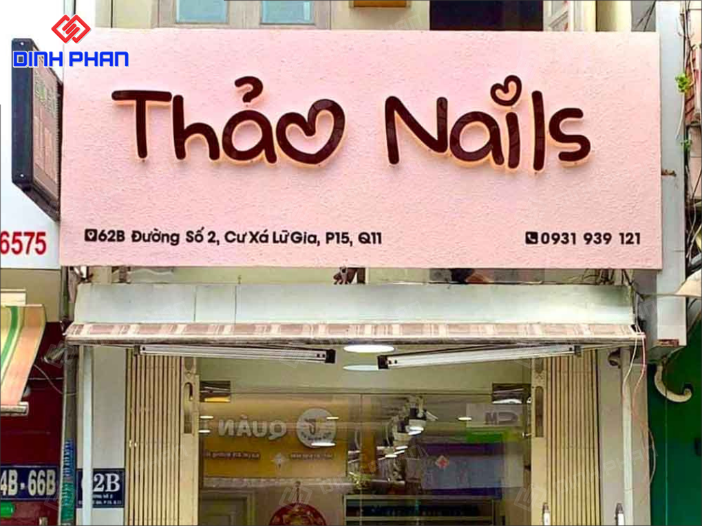 Công ty làm bảng hiệu nail BMT
