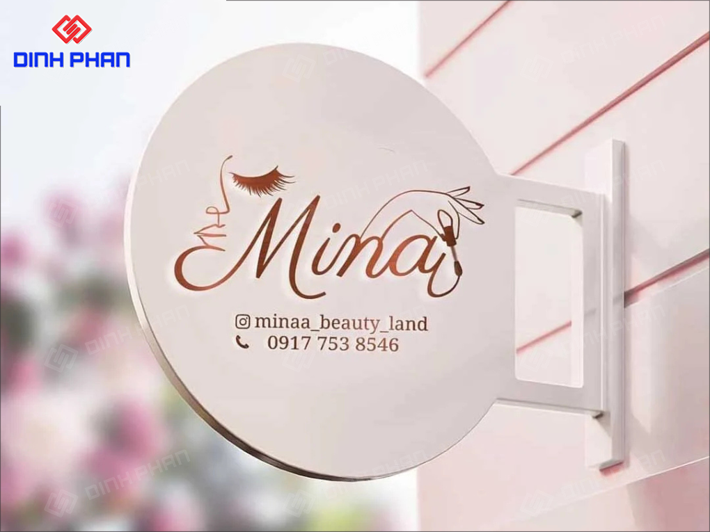 Làm bảng hiệu nail BMT giá rẻ, theo yêu cầu