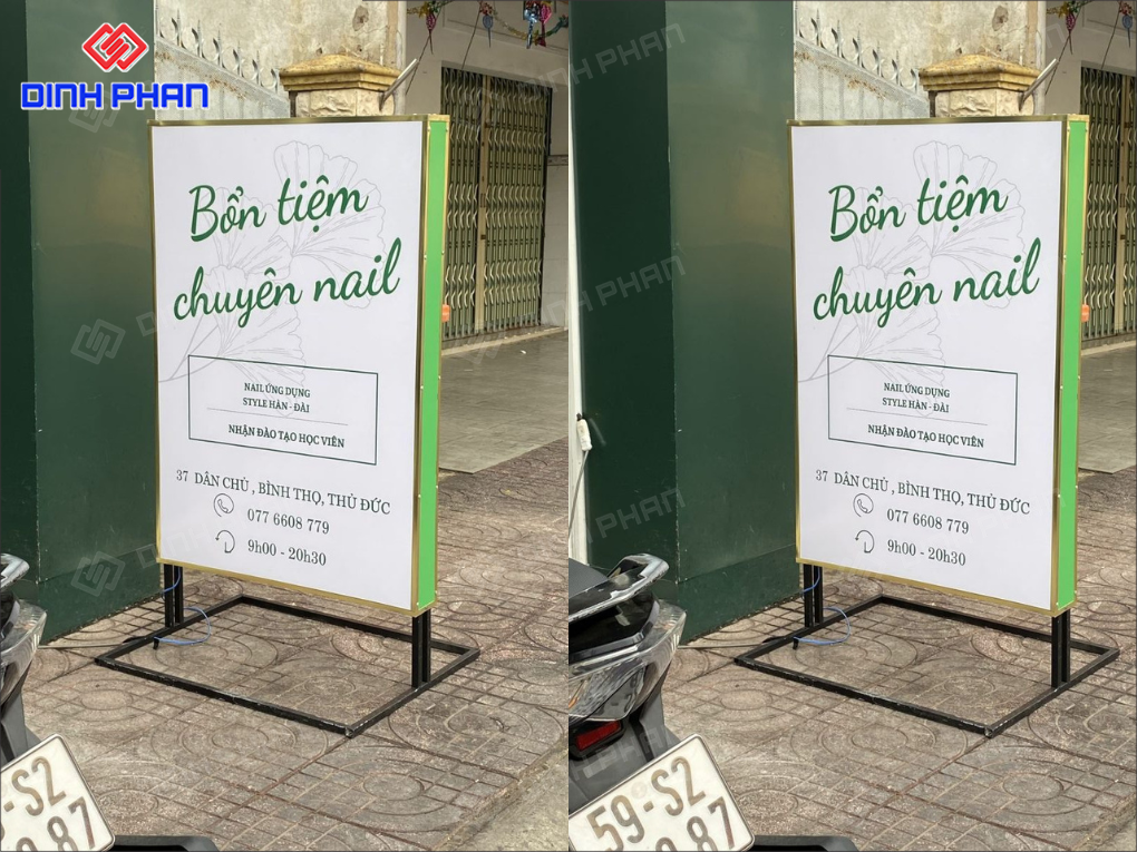 Bảng hiệu nail BMT