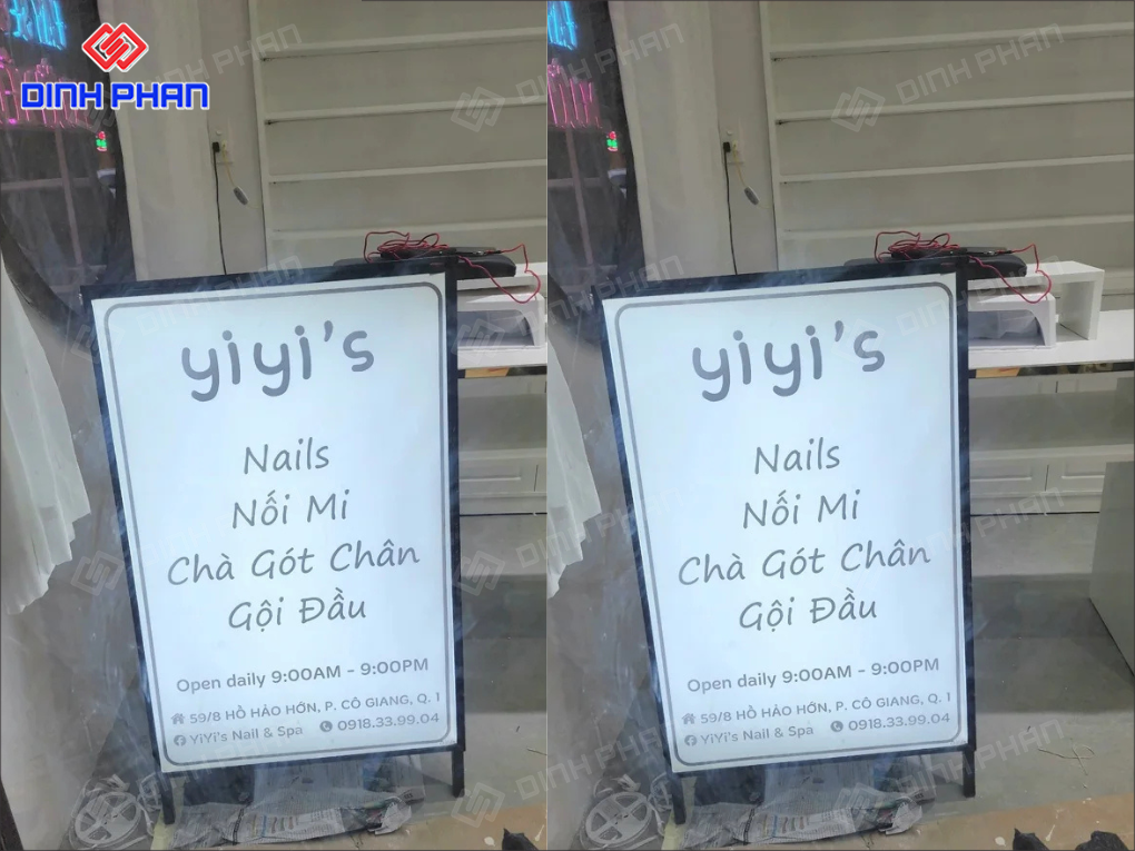 Bảng hiệu nail BMT