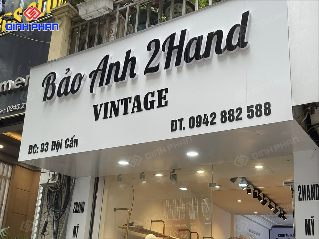 Bảng hiệu shop thời trang Daklak
