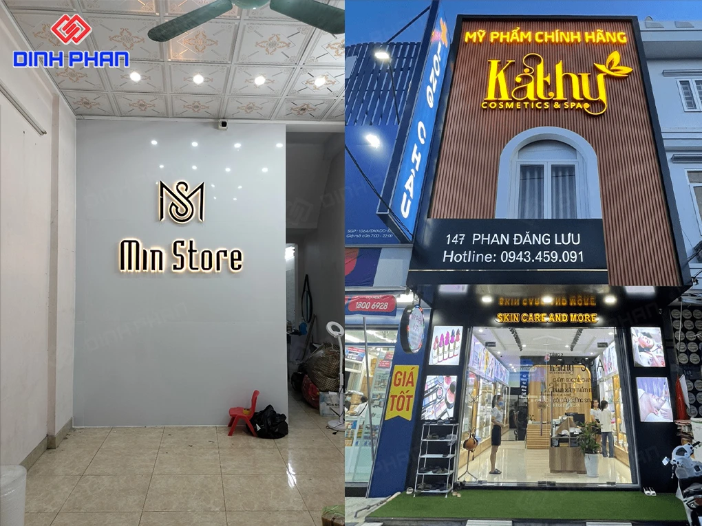 Bảng hiệu spa Daklak