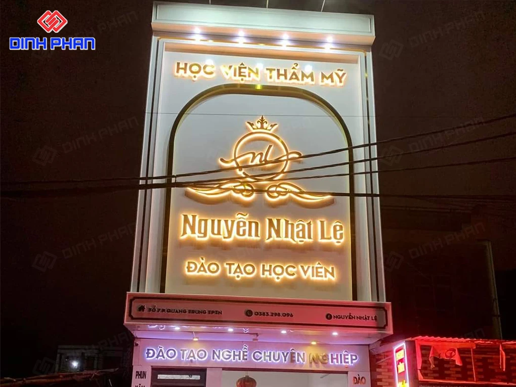 Bảng hiệu spa Daklak