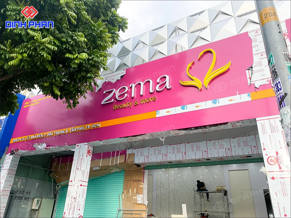 Bảng hiệu spa Daklak