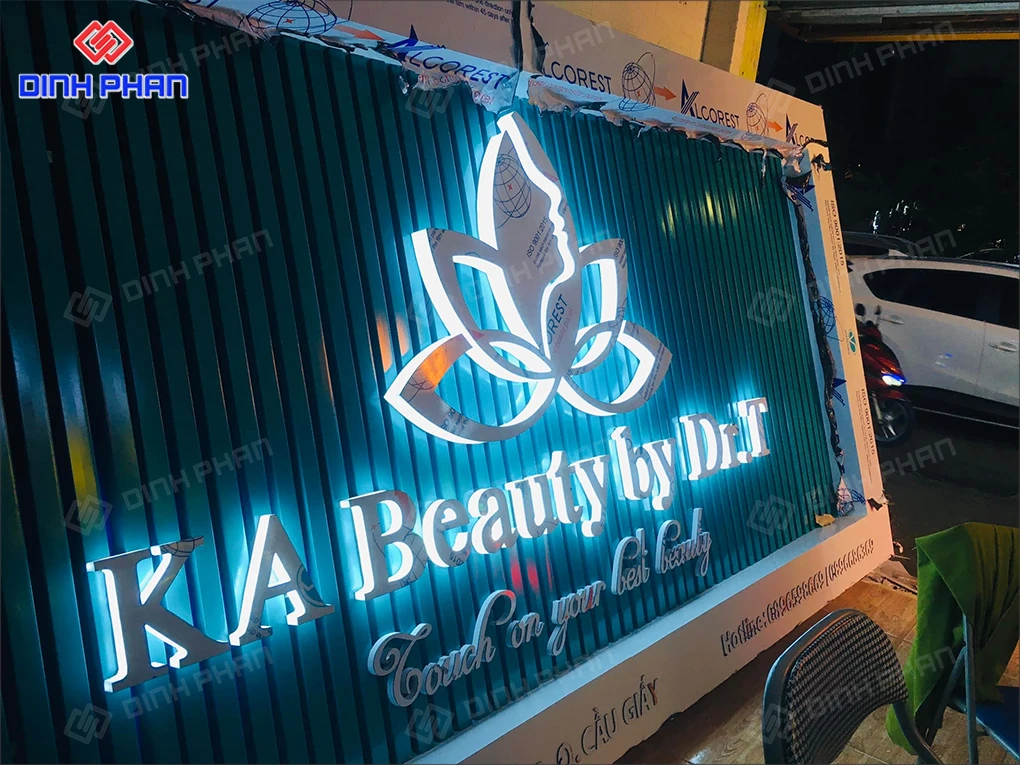 Bảng hiệu spa Daklak