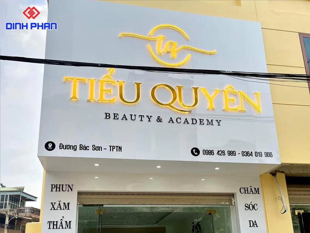 Bảng hiệu spa Daklak