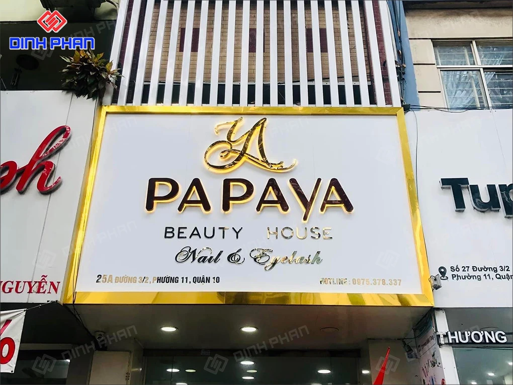 Bảng hiệu spa Daklak